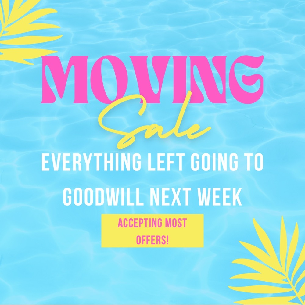 Moving soon and getting rid of posh closet